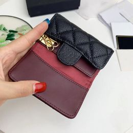 High Quality Genuine Leather Keychain Women Key Holder Organizer Pouch Cow Split Wallet Housekeeper Key Case Mini Card Bag 256F
