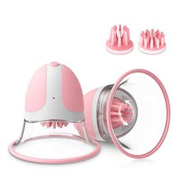 Other Health Beauty Items Nipple suction cup stimulation massager with 10 vibration and rotation modes suitable for adult toys breast cups female couples Q240508