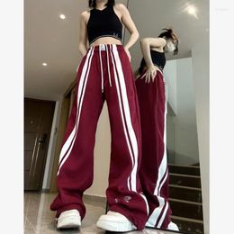 Women's Pants Loose Casual 2024 Summer Women Korean Style Versatile Sports Fashion Thin Wide Leg Long Falling Floor Mopping