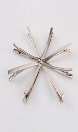 200PCSLOT 47MM Single Prong Metal Alligator Hair Clips Hairpins Korker Bow For women girl party fascinator hat hair accessories F1928154