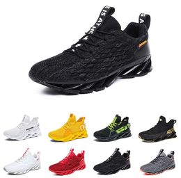 Breathable mesh upper fashion women running shoes Triple men black white red lemen green wolf grey mens trainers sports sneakers sixty three
