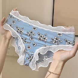 Women's Panties Sexiest For Women Sexy Lingerie Fruit Cute Print Ice Pure Cotton Breathable Briefs Woman Clothing Lenceria