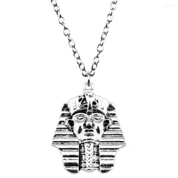 Pendant Necklaces 1pcs Egyptian Pharaoh Pendants And Ornaments Charms For Jewelry Making Items Chain Length 70cm OR 45 4cm