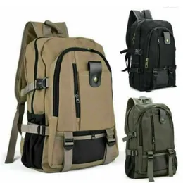 School Bags Capacity Canvas Man Bag Backpack Rucksack Outdoor Travel For Mountain Teen Sport Leisure Mochila Large Male