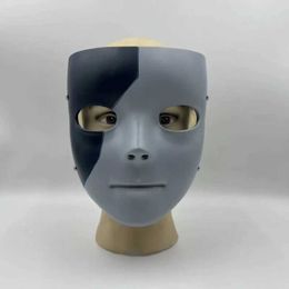 Party Masks Hard resin Sally face role-playing mask Halloween ball makeup props party headgear 17x21cm Q240508
