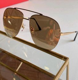 Classic Pilot Golden Mirror Sunglasses Metal Gold Frame Women Men Sport Sunglasses Vacation Sun Glasses with box9895879