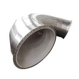 Custom wear-resistant pipe Elbow Lining ceramic Wear and corrosion resistance Pipe for conveying large particles and high speed fluids Factory direct sales