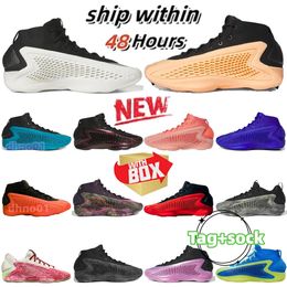 Basketball Shoes designer Ae 1 shoe ae1 Mens men Anthony Edwards New Wave Stormtrooper with Love Blue future ciay red velocity the georgia Coral