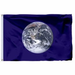 Accessories Earth Day Flag Banner Environmental Planet GLOBE WORLD Classroom House Indoor Outdoor Decor Flags Polyester with Brass Grommets