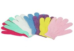 Bath Exfoliating Shower Gloves Nylon Shower Gloves Bath Scrubber Body Spa Massage Dead Skin Cell Remover Gifts ELBA0047314222