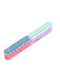 20 pcslot Compact Emery Boards 7Way 160mm Nail Art Nail Buffer For Manicure And Pedicure2686467