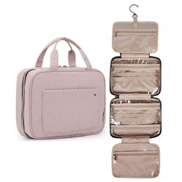 Fine Cushion Design Makeup Bag Beauty Bag Fine Cushion Design Capacity Womens Handheld Bag Office Organization 240429