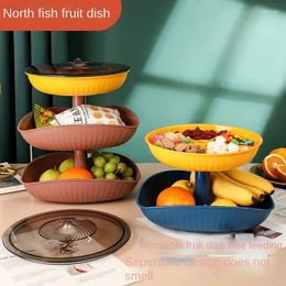 Storage Bottles European Three-layer Cake Stand Wedding Party Dessert Table Candy Fruit Plate Self-help Display Home Decoration Trays