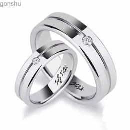 Couple Rings Strollgirl 925 Sterling Silver Customised Carved Name Couple Finger Ring Women Personalised Wedding Jewellery Gifts Free Delivery WX