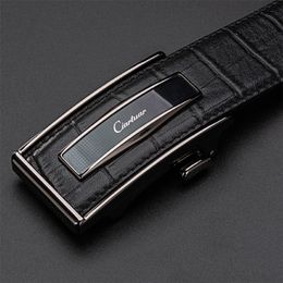 Ciartuar Leather Belt Automatic Buckle Belts for Mens Cow Genuine Leather Men Designer Belt High Quality Fashion Strap Luxury T200327 238i