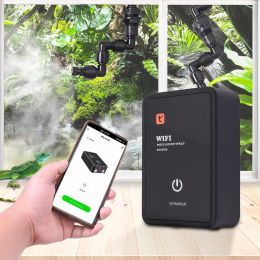 Kits Intelligent Reptile Spray Humidifier WiFi APP Control Automatic Mist Rainforest Timing Spray System Kit Irrigation Timer