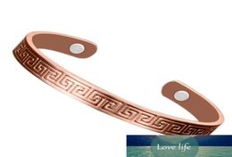 Copper Bracelet Magnetic Healing Therapy Pain Relief Bangle Cuff Arthritis Gift8019452