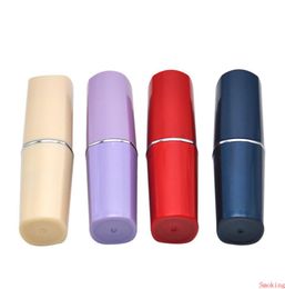 Portable Lipstick Shape Medicine Cases Personality Carry On Hide Plastic Pills Box Small Plastic Pill Case Storage Boxes Bottle Tr6460714