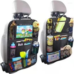 Storage Bags Car Backseat Organizer With Touch Screen Tablet Holder Auto Pockets Cover Seat Back Protectors Accessories