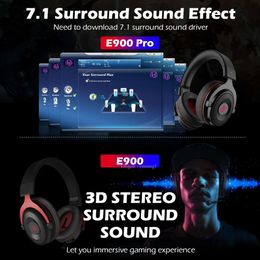 Wired Gaming Headset Gamer E900/E900 Pro 7.1 Surround Gaming Headphones For PC/PS4/PS5/Xbox One with Noise-Cancelling Mic