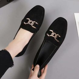 Spring French Italy Fashion designer women Loafer shoes fit for designer bag belt and sunglasses luxury slipper flat shoes