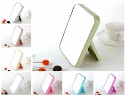 Folding Portable Square Cosmetic Princess Mirror HD Make Up Mirror Desktop Colorful Single Sided Large Makeup Mirror Women Travel 4433743