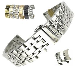 Universal Stainless Steel 7 Beads Watch Strap Watch Band 16mm 18mm 19mm 20mm 21mm 22mm 23mm 24mm Watchband Fit Samsung Galaxy Watc4911467