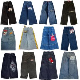 Y2K Men clothing JNCO baggy jeans Hip Hop Harajuku high quality Embroidered jeans streetwear men women aesthetic wide leg jeans 240429