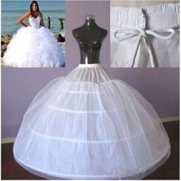 2018 New Style Hoop Bonning Puffy Petticoat Two Layers 3 Hoops Full Length Bridal Underskirt Crinoline for Quinceanera Dresses Ball Gow 297l