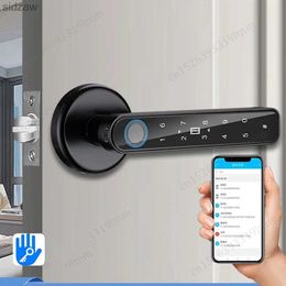 Smart Lock Smart lock biometric fingerprint password unlocking digital electronic door lock TTLOCK application remote unlocking keyless entry WX