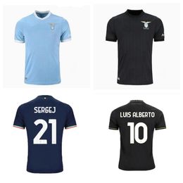 24 25 soccer Jerseys Lazio IMMOBILE LUIS BASTOS SERGEJ BADELJ LUCAS J.CORREA ZACCAGNI MARUSIC men gk kit football shirt