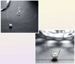 Whole Real 925 Sterling Silver Pearl Pendant Necklace Women Fashion Party Jewelry Christmas Gift 24018807863774