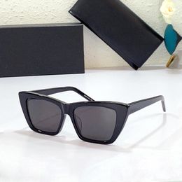 Sunglasses 2022 French Luxury Design SL276 High Quality Ladies Retro CatEye Glasses SL276MICA With Original Case 252P