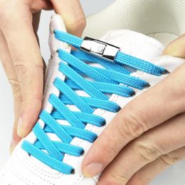 Shoe Parts Quick Button Laces Elastic No Tie Shoelaces For Sneakers 22 Colour Lazy Shoelace Lock One Size Fits All Kids & Adult
