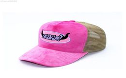 High quality custom Colours pink veet trucker hat0123453592756