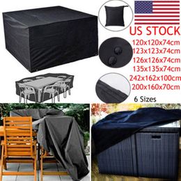 Brand New Style Heavy Duty Waterproof Rattan Cube Outdoor Cover Garden Patio Furniture Sofa Home 267Z