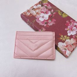 Fashion Wholesale Card Holders Womens Men Purses Designer High Quality Purse Credit Cards Coin Mini Wallets With Box 281S