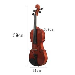 Wholesale of solid wood violins to promote students, children, beginners, and adults to play the violin. 44 free triangular violin boxes