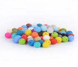 12mm Silicone Beads Food Grade Teething Beads Nursing Chewing Round Loose Beads Colourful DIY Necklace Teether Jewellery Sensory Acce7097776