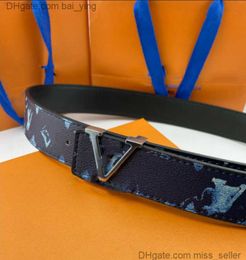 Luxury Belts Men Women Fashion Brand Leather Belt Designer Classic Orange Buckle Blue Brilliant Colourful Coating 3.8cm Wide Top Quality Belt