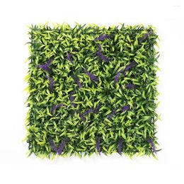 Decorative Flowers Green Grass Square Plastic Lawn Plant Artificial Home Wall Decoration Durable And Easy To Clean Ideal For Living Room