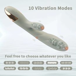 Other Health Beauty Items Silicone clitoral stimulation vibrator for girls hot rabbit G-spot massager adult Q240508