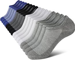 Men039s Socks Ankle for Men Low Cut Casual Cotton 8 Pairs Short NonSlip Invisible Socks2926987