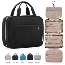 Cosmetic Bags Large Capacity Makeup Bag Travel Waterproof Toiletries Wash Storage Kit Hanging Bathroom