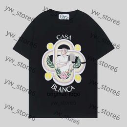 Casa blanca t shirts new style mens casablanc t shirts designer casablanc t-shirt causal breathable tees letter printing clothes f5f2