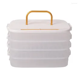 Storage Bottles Kitchen Accessories Organiser Dumpling Box Refrigerator Food Grade Freezer