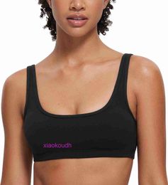 Designer LuL Yoga Outfit Sport Bras Women High Support Yoga Butterluxe Womens Mini Bra U2013 Low Round Neck Impact No Steel Ring Sports Strap Padded Exercise