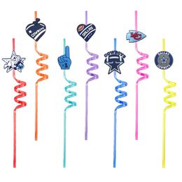 Novelty Items Baseball Blue Label Themed Crazy Cartoon Sts Drinking For Summer Party Favour Supplies Birthday Girls Plastic Childrens F Otznu