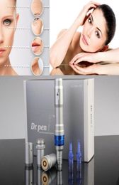 Portable Wireless Drpen Derma Pen Ultima A6 Rechargeable Microneedle 2pcs 12pin Needle Cartridges Dermastamp Skin Care MTS Anti 2892638