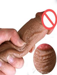Bdsm Sm Real Skin Feel Silicone Soft Dildo Suction Cup Realistic Penis Big Dick Sex Toys For Woman Products Strapon Dildos For Wom3639780